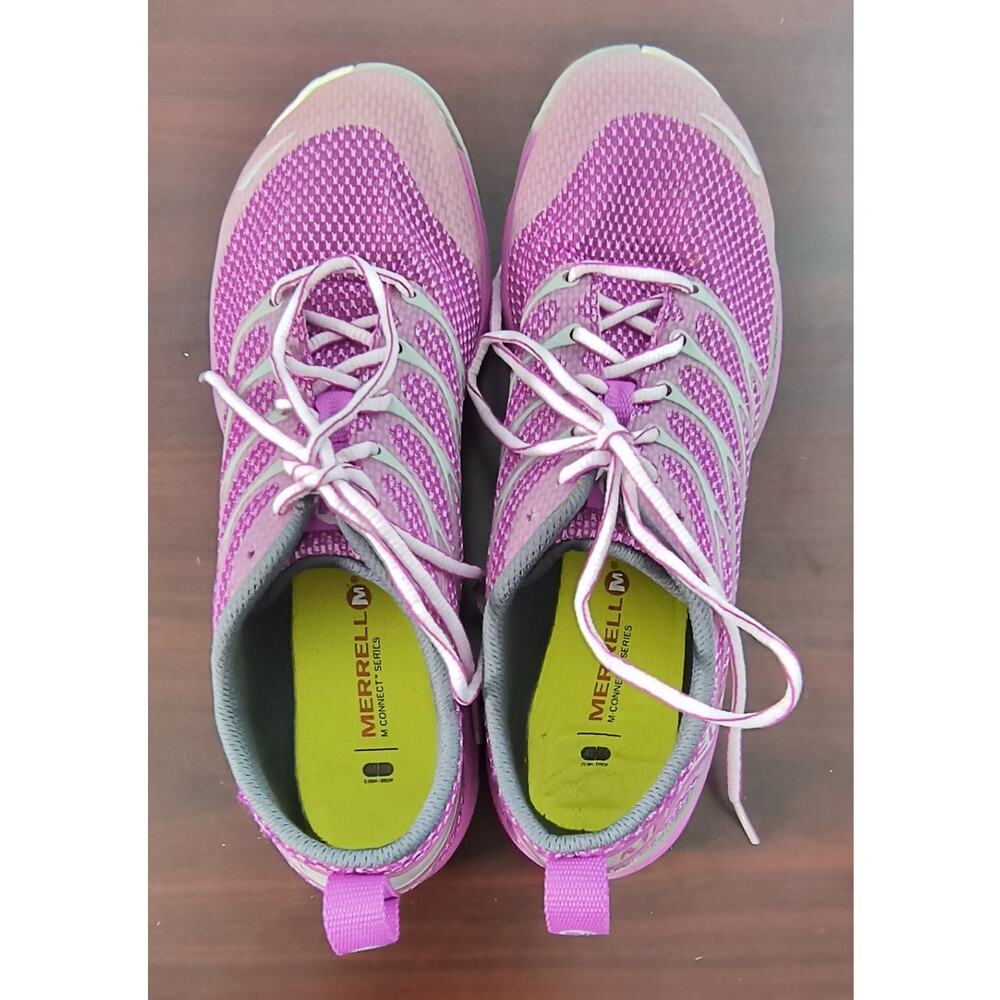 Merrell Road Glove Dash 3 Running Shoes Women's Size 9 Purple Ice Sneakers - Picture 2 of 12